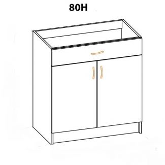 Кухня Гамма ДСП Н80 мийка Мебель Сервіс