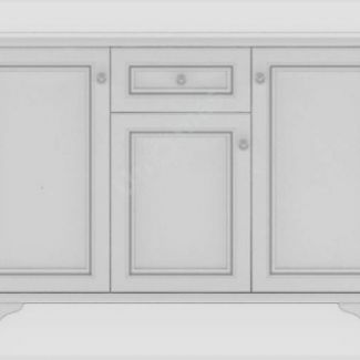 ВАЙТ Комод 3D1S