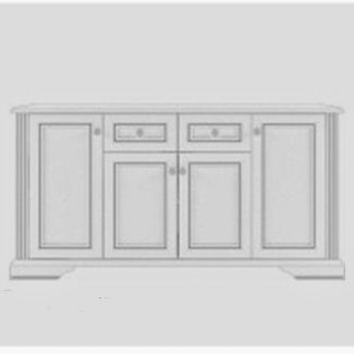 ВАЙТ Комод 4S _90