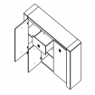 Шелби Комод KOM3D1S