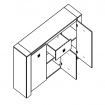 Шелби Комод KOM3D1S