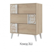 Комод 3Ш Кристель Світ Меблів