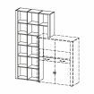 Taranko Стеллаж LU-2 L/P 'LUNA'