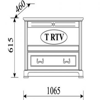 Taranko Тумба ТВ T-RTV 'Tarantino'