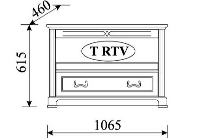 Taranko Тумба ТВ T-RTV 'Tarantino'