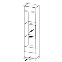 Taranko Вітрина SI-W1/2 L/P "SIENA"