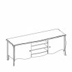 Taranko Тумба ТВ L-RTV/D 'LOUIS'