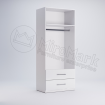 Шкаф 2Дв2Шх без зеркала Фемели MiroMark