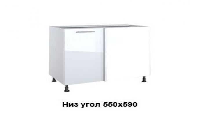Низ 90Н Кут 550х950 Б`янка
