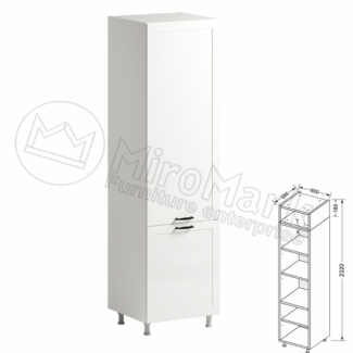 Пенал з полицями 60Р/2320 L Vintage Luxe MiroMark