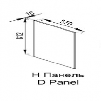Кухня Бьянка нижняя панель Н