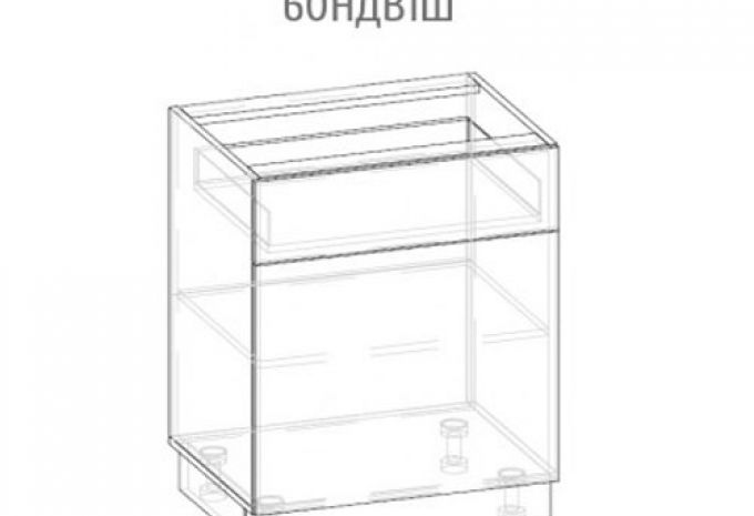 Нижняя секция 60 низ 1ш1д Ника