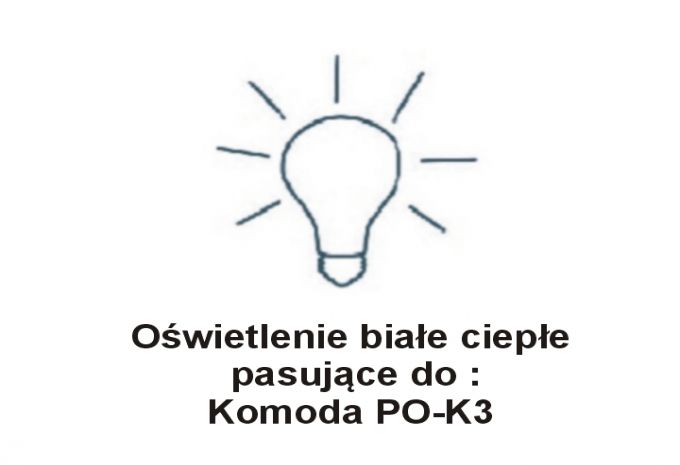 Taranko Освещение biaтe ciepтe к комоду PO-K3 'POLARIS'