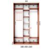 БМФ Шкаф-купе 2400 'Серия 2' (600) (Базовая комплектация)