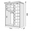 Корпус 2Д шафи Loft 1200х600х2200 (2400) 