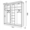 Корпус 3Д шафи Loft 1900х450х2200 (2400)