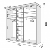 Корпус 3Д шафи Loft 2100х600х2200 (2400)