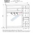 Шкаф-купе 300см. Ф-2465/Ф-2466 4Д (фасад фотопечать) без ящ.
