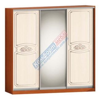 Шкаф-купе Классика 260см. Ф-6370/Ф-6371 3Д без ящ.