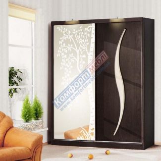 Шафа-купе Класика 120см. Ф-5386/Ф-5387 2Д без ящ.