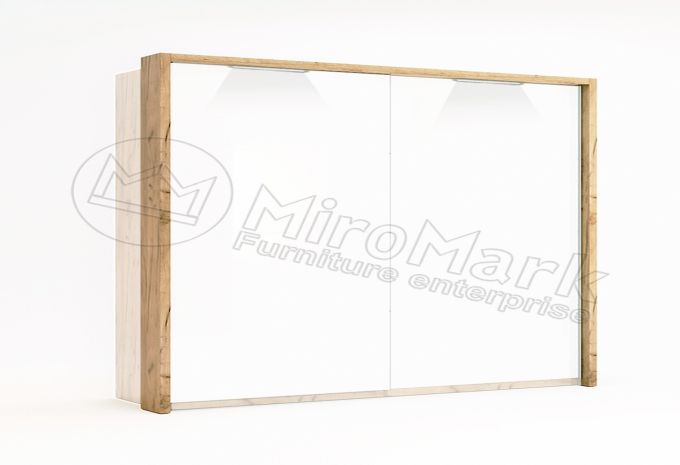 Карниз с подсветкой к шкафу-купе 1,5 Ники MiroMark