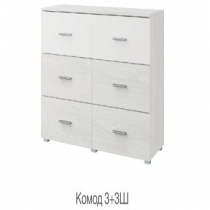 Комод 3Ш+3Ш Ромбо