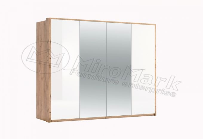 Шкаф 4 дв. Ники (Глянец) MiroMark