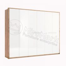Шкаф 6 дв. без зеркала (Глянец) Ники MiroMark