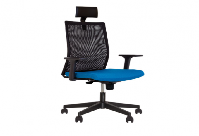 Кресло AIR R HR NET blask ES PL70