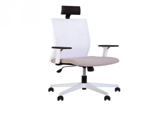 Крісло AIR R HR NET white SL PL71 RN