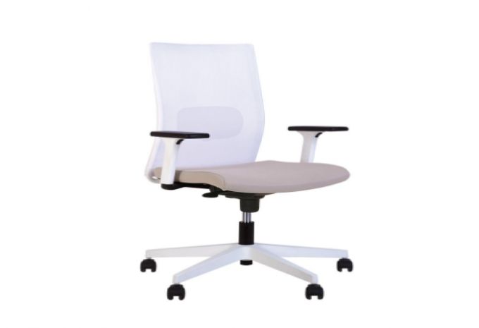 Кресло AIR R NET LUM white ES PL71 RN