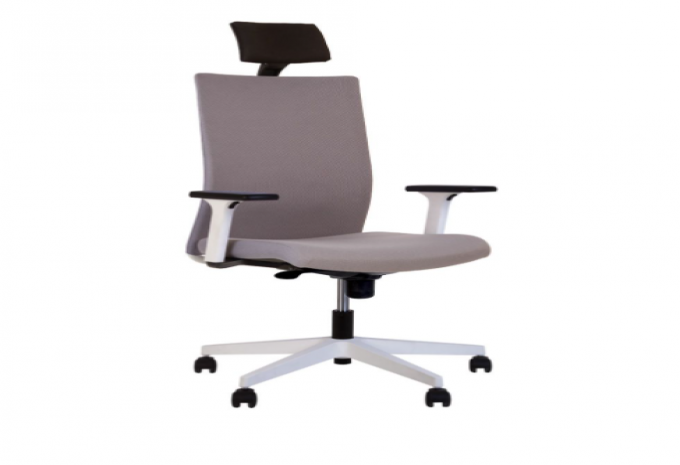 Крісло AIR R HR NET LUM white ES PL71 RN