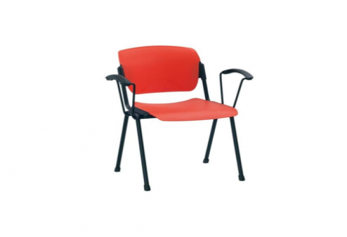 Крісло ERA plast arm black