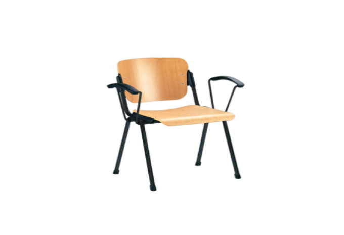 Кресло ERA arm wood black