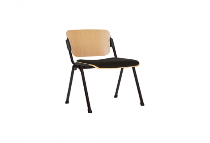 Кресло ERA wood plus combi black link