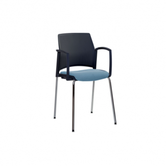 Крісло REWIND ARM PLAST PLUS COMBI BLACK 4L (BOX-1)