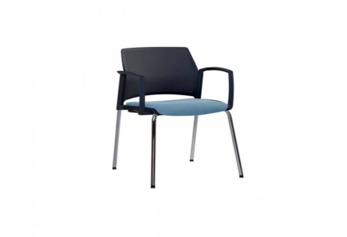 Крісло REWIND ARM PLAST PLUS COMBI BLACK 4L (BOX-1)