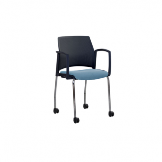 Кресло REWIND ARM PLAST PLUS COMBI BLACK RMH (BOX-1)