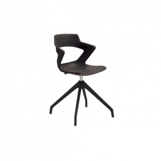 Крісло ZENITH plast black PL68-4S