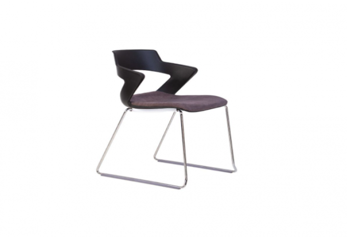 Кресло ZENITH plast plus combi black CFS