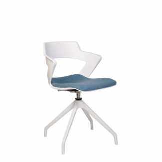 Крісло ZENITH plast plus combi white PL68W-4S