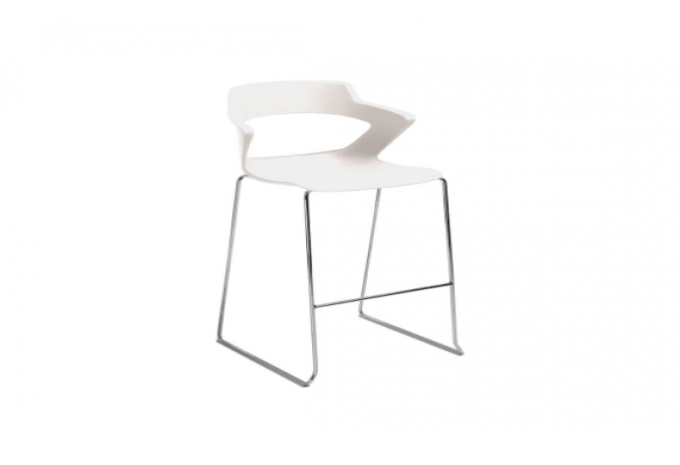 Кресло ZENITH plast white hoker CFS