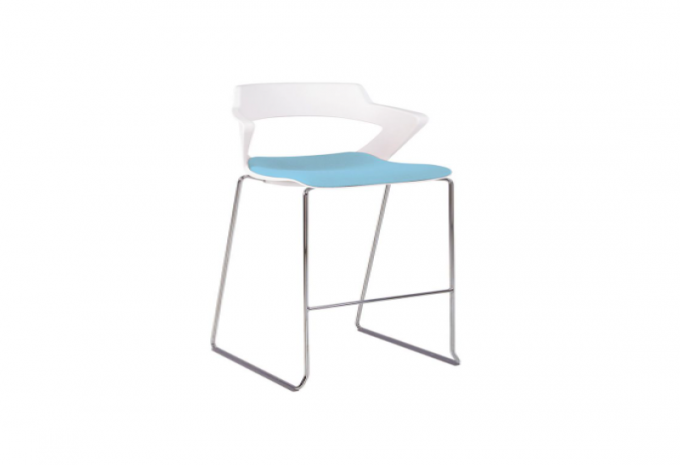 Крісло ZENITH plast plus combi white hoker CFS