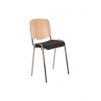 Стул ISO wood plus combi chrome
