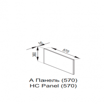Кухня Бьянка А Панель (570)