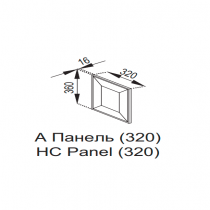 Кухня Марго А панель (320)