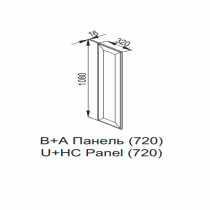 Кухня Марго В+А панель (h-720)