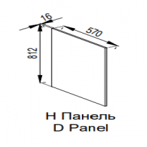 Кухня Софи нижняя Н панель