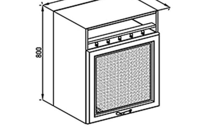 Кухня Роксана верхня секція В 30