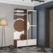 Фиона (антрацит/артизан)Прихожая